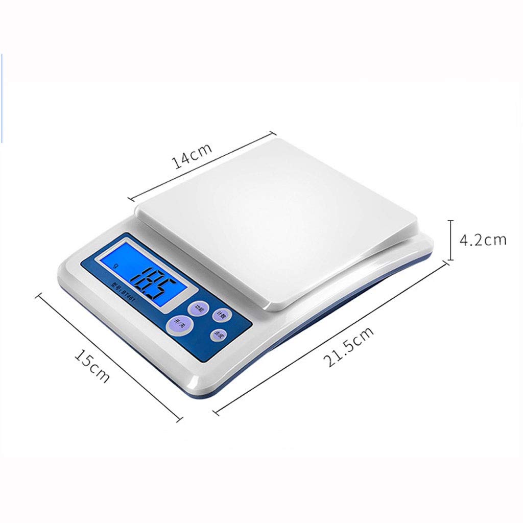 MRKU Balance électronique de Cuisine avec Fonction Tare, écran LCD rétroéclairé, Lecture Facile, multifonctionnelle pour peser Les Fruits et légumes