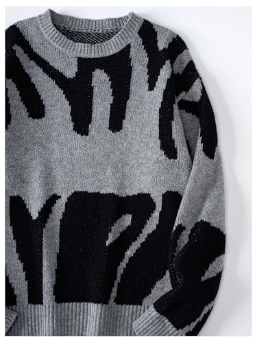 SHENHE Girl's Casual Long Sleeve Knit Sweater Jumper Tops Crewneck Drop Shoulder Pullover Sweater4