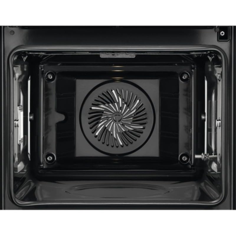 AEG TB8SB73ZAB Multifunktionsofen, 70 l, Dampfreinigung, 25 Funktionen, 119 automatische Programme, Thermalsonde, Dampfgaren, Touchscreen, Teleskopschienen, WLAN-Konnektivität, Schwarz