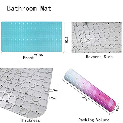 L.TSA 5-teiliges Duschvorhang-Set Weihnachtsbad-Fußmatten-Set Wasserdichter Sockelteppich - Toilettensitzbezug-Badematte… – Bild 8