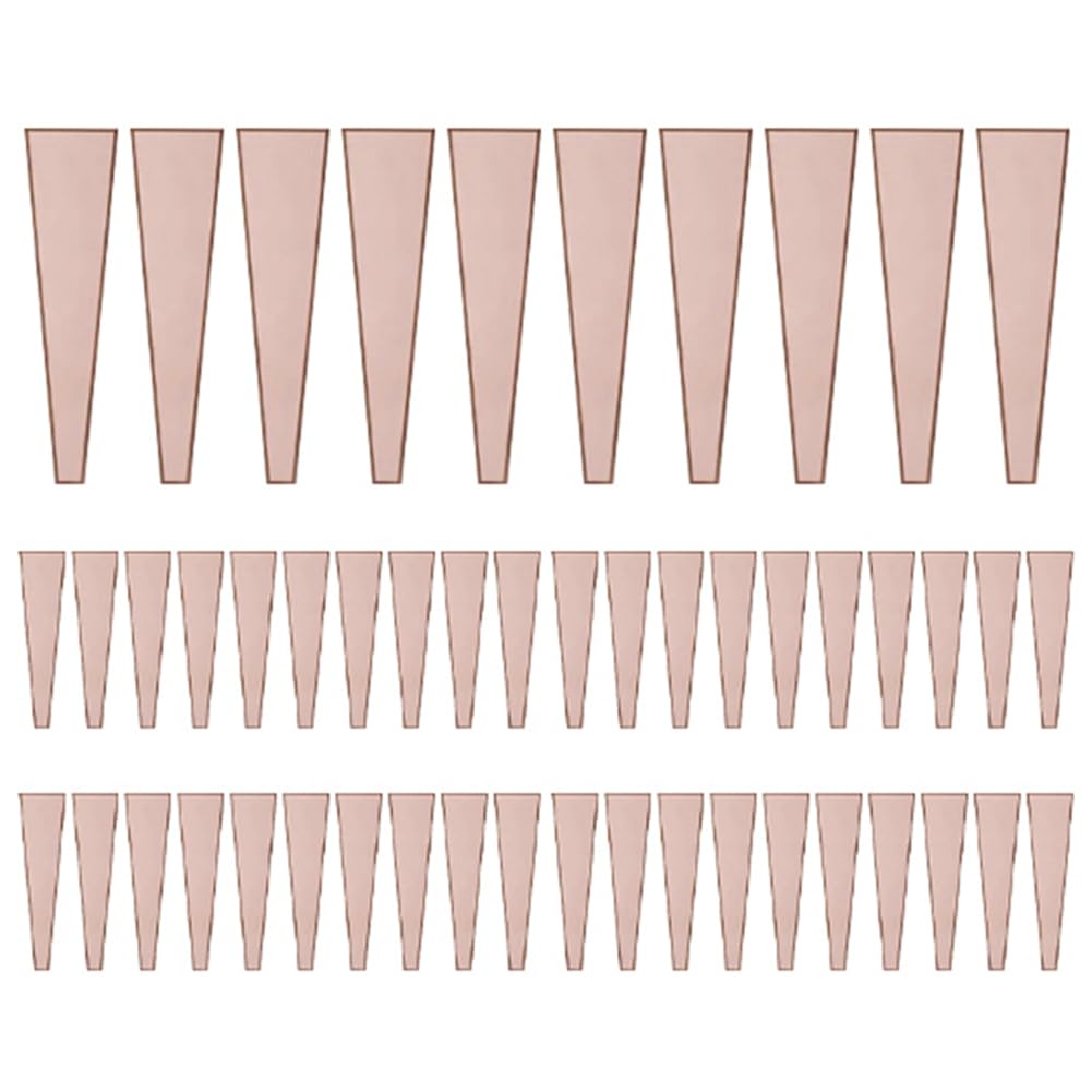 CTRLZS 50 PCS Single Rose Sleeves Flower Wrapping Bag Bouquet Packaging Bags Floral Wrappers Plastic for Valentine'S Day,Pink