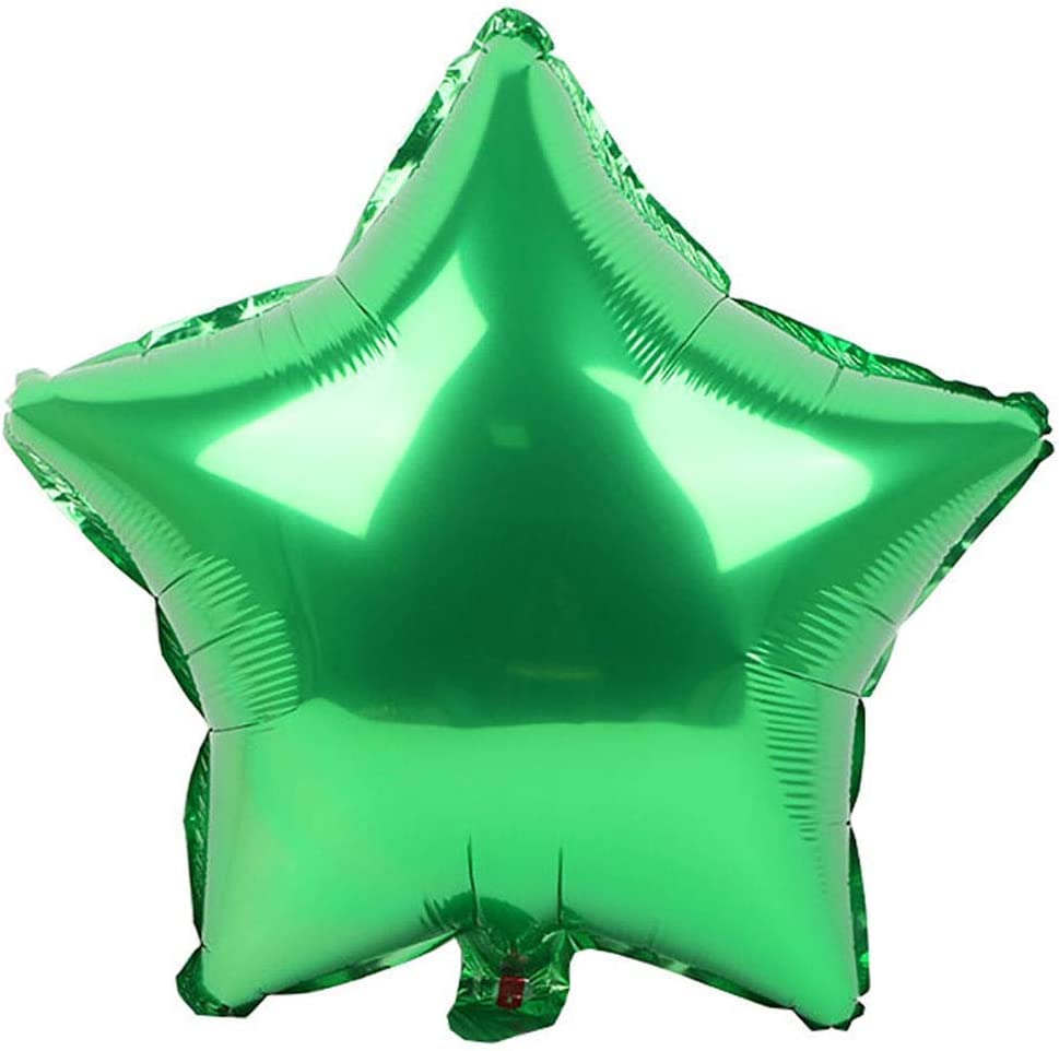 [10 Pack] Star Shape Foil Balloons, 18
