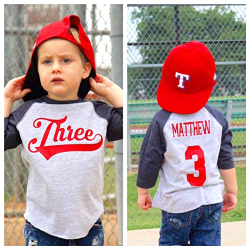 3rd Birthday Sports Themed Jersey Style Shirt - Available in Any Age! - Perfect For Your Little Sports Enthusiast!2