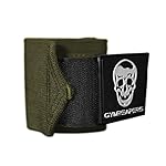 Wrist Wraps Weightlifting - Stiff Heavy Duty 18 inch Wraps With Thick Thumb Loop For Powerlifting, Bodybuilding, Cross Training, & Heavy Presses - Image 3
