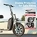 iScooter F7 Electric Scooter Adults, 28 MPH Top Speed & 45 Miles Range, 16'' Fat Tire Scooter for Adults, Detachable Seat & Adjustable Handlebar, 1000W Powerful Motor Electric Scooter with Seat