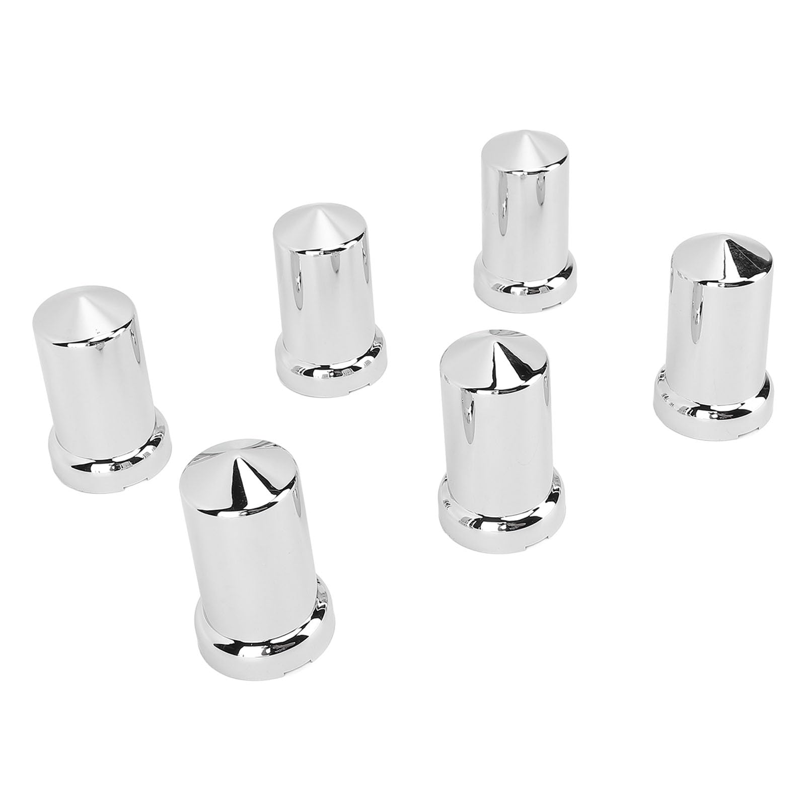 SUNGOOYUE Osłony Nakrętek do kół Naczep Czarne Nakładki ABS 33 Mm X 78 Mm Chromowane, 20 szt. z Narzędziem do ściągania Ciężarówek, Przyczep i Pojazdów (40szt)