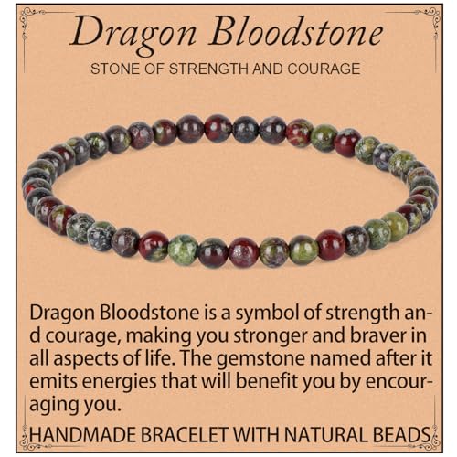 QOGIR Dragon Bloodstone Bracelet -...