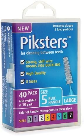 Piksters Interdental Brushes, Size 5 40 ea