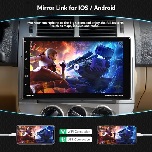 Radio para auto VECHTEL con pantalla táctil de 9 pulgadas miniatura 4