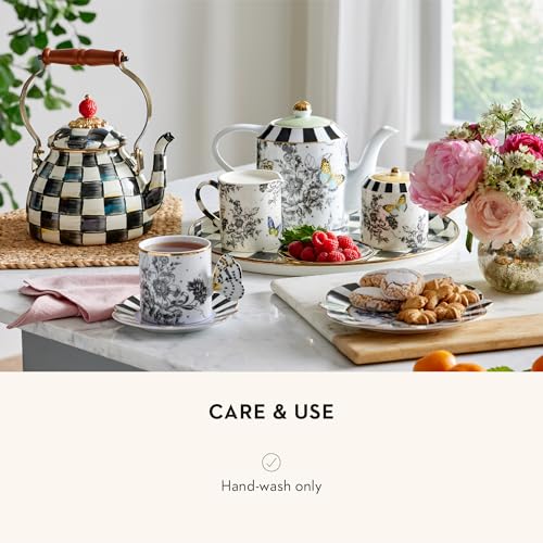 新作 マッケンジーチャイルズ 蝶 花柄　ソルト・ペッパー入れセット 新作 マッケンジーチャイルズ 蝶 花柄 ソルト・ペッパー入れセット