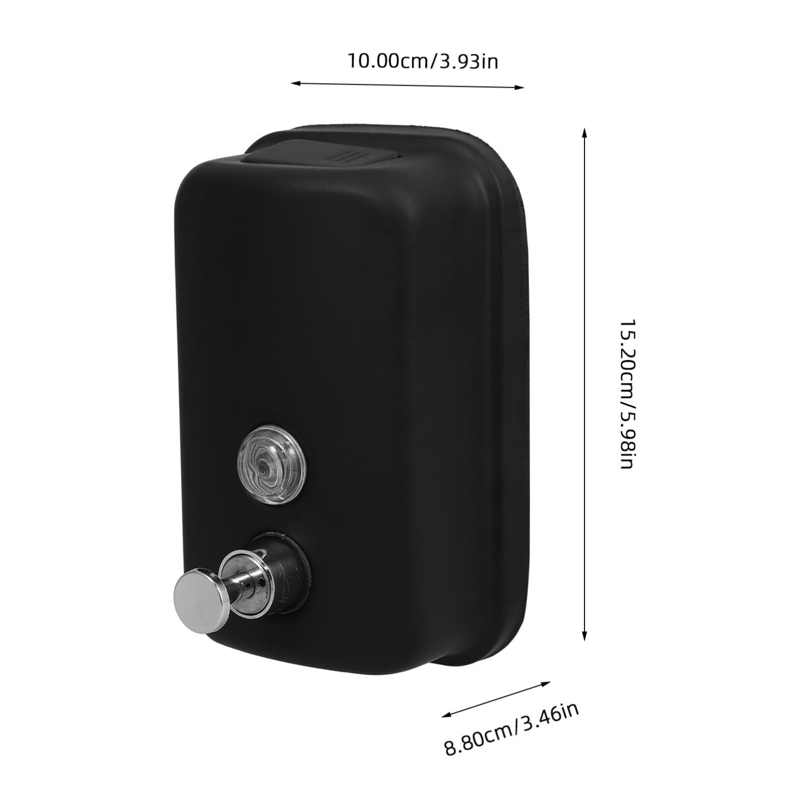 Ciieeo Bathroom Wall Mount Soap Dispenser Stainless Steel Soap Liquid Dispenser