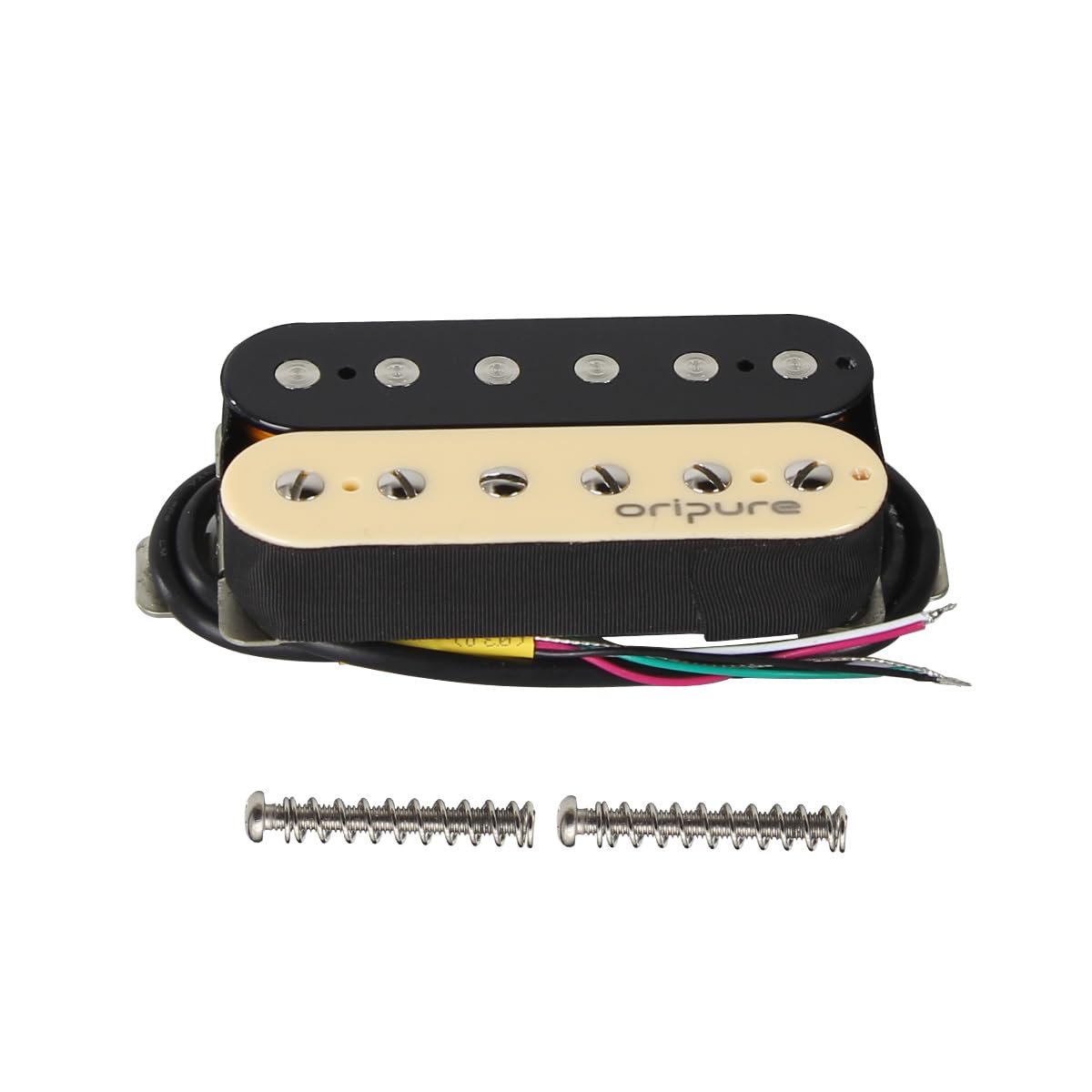 OriPure Alnico 5 Pastillas humbucker de alto rendimiento Juego de pastillas Zebra para mástil y puente