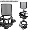 Hxszk Microphone Shock Mount with Filter Screen for Lewitt RAY/LCT 240 Pro/440 Pure & Most Square Mics - Anti-Vibration Mic Shock Mount, Pop Filter, Universal Clip (23.5-24.5mm Port, Black, 1-Pack) #2
