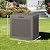 GULAIMOAO Outdoor Storage Box, 32 Gallon Deck Box with Lockable Lid, Waterproof Resin Storage Bin for Patio Furniture, Garden Tools, Cushions, Grey