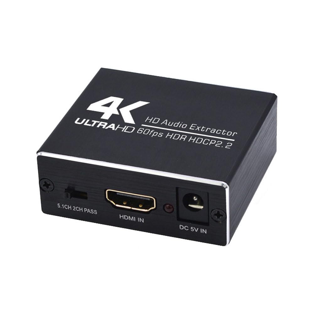 4K 60Hz Optical 3,5 mm Stereo Audio Audio HDMPatible Extractor Converter Audio Splitter Adapter HDR HDR