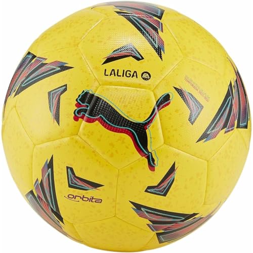 Puma 084108-02 Orbita LaLiga 1 HYB Soccer Ball Unisex Yellow Tamaño 5