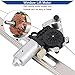 Obaee Rear Left Driver Side Power Window Lift Regulator with Motor Compatible with BMW E46 323i 325i 325xi 328i 330i 330xi 1999-2005 Replace OE 741-480