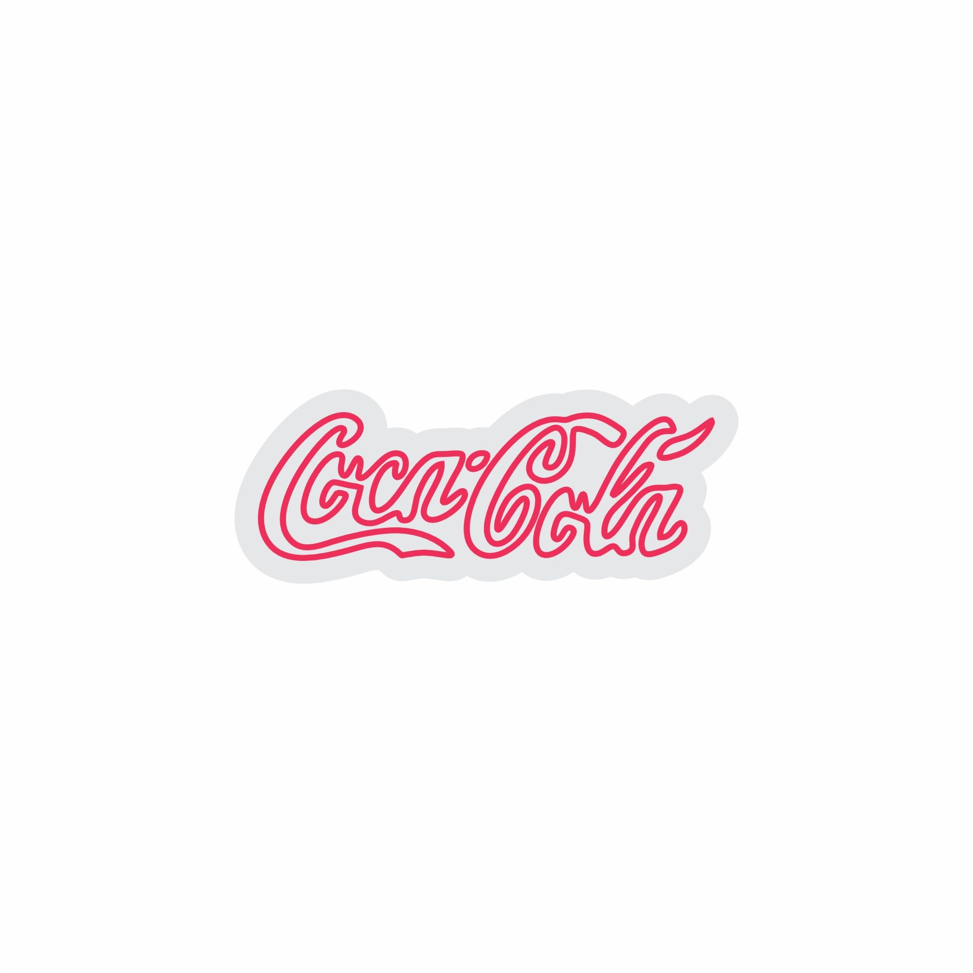 Neon Flex Coca Cola Sign Plug In 10x24, Coca Cola Neon Light India