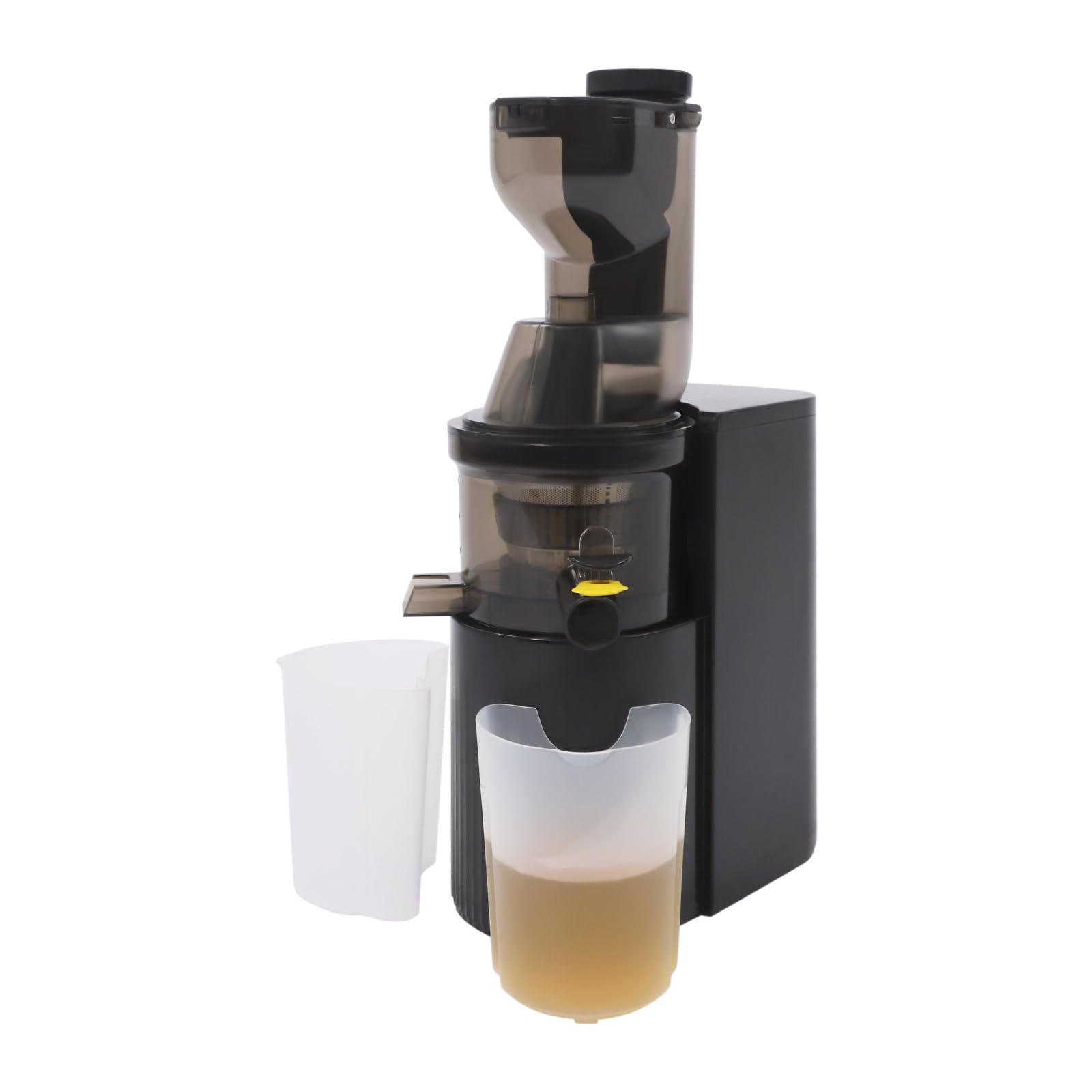 Estrattore di succo Slow Juicer 48U Min con filtro fine | 48 giri/min, tecnologia Slow-Press, fino al 98,5% di efficienza di succo, funzionamento silenzioso, filtro fine e funzione di
