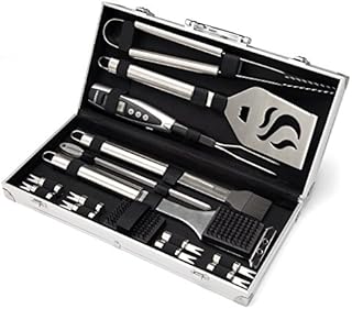 Cuisinart CGS-5020 Deluxe Grill Set, Silver, 20-Piece Set