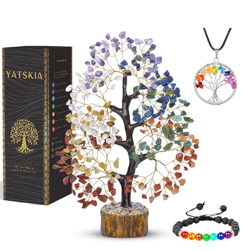 YATSKIA 7 Chakra Tree of Life - Crystal and Stones - Spiritual De...