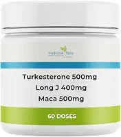 Maca Peruana 500mg + Turkesterone 500mg + Long J - 60 Doses