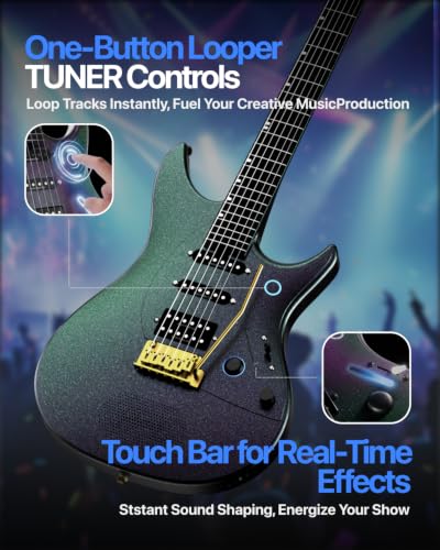 Image of ENYA INSPIRE PRO AL 39 inch Smart Electric Guitar, with Custom APEX LAB Pickups