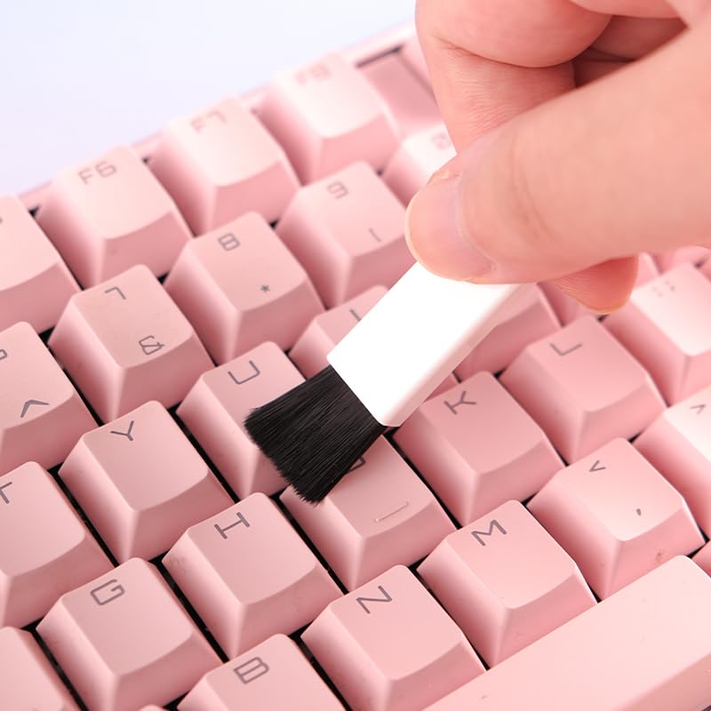 Vervevent Personalized Gift, 20-in-1 Multifunctional Electronic Cleaning Kit, Black and White Available, Customized Text (White)