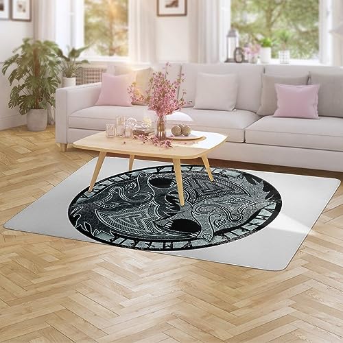 Tapis lavable et antidérapant Fenrir en molleton de corail doux - 3