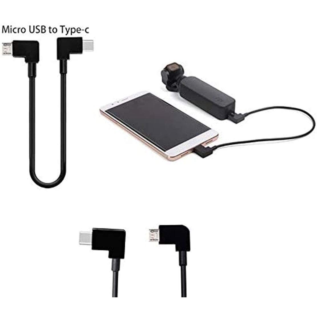 Amazon.co.jp: 30cm DJI Osmo Pocketアクセサリ変換ケーブルUSB