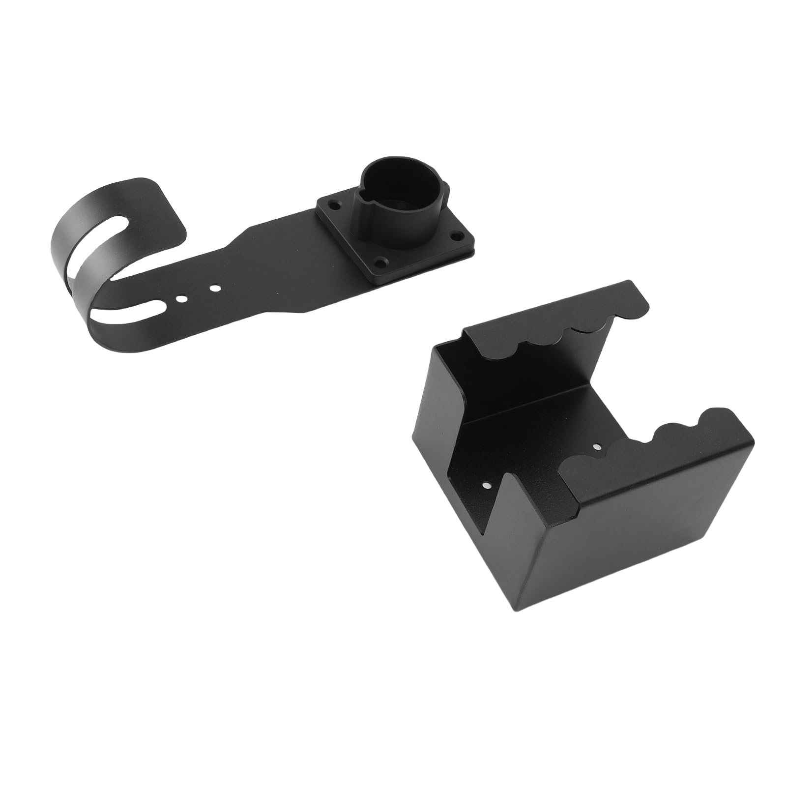 Jelquix EV Vehicle Wall Mount Charger Holder, Load Capacity of 100 Pounds Electric Car Charger Nozzle Holster for SAE J1772 Connectors
