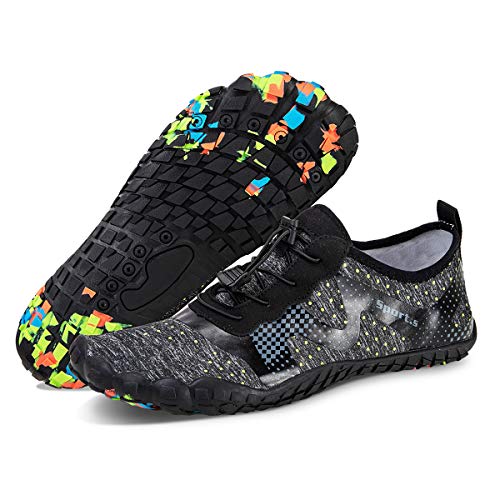 Image of Water Shoes for Men Barefoot Quick-Dry Aqua Sock Outdoor Athletic Sport Shoes for Kayaking, Boating, Hiking, Surfing, Walking