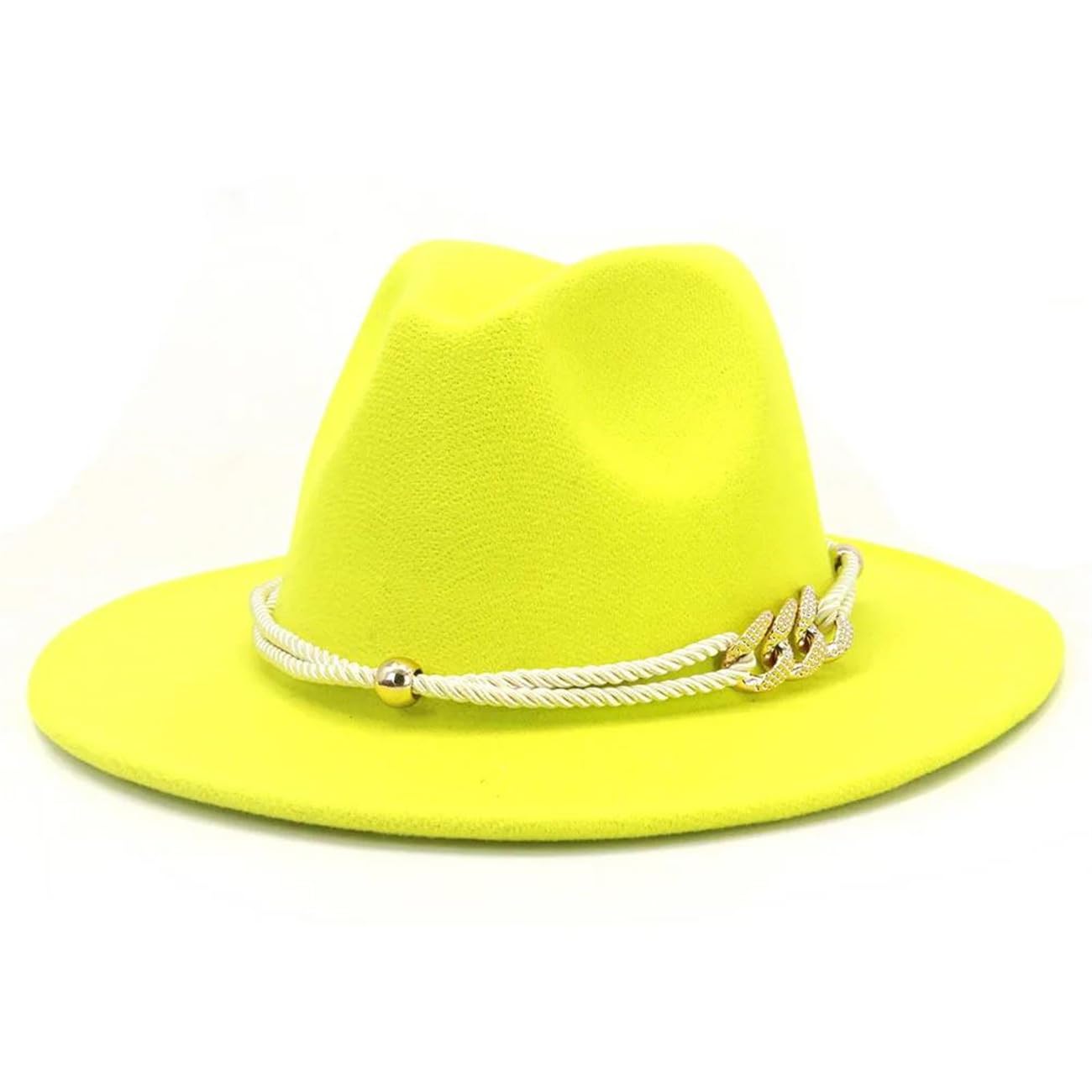 Cappello da donna in feltro Fedoras Autunno Inverno Big Brim Lady Vintage Chiesa Jazz Cappelli