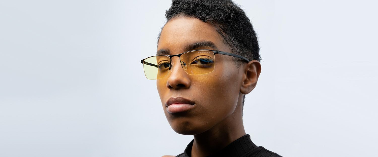 Gunnar | Marin | Computer-/Gaming-Brille - Marin Titanium - Blaulichtfilter - Patentierte Technologie