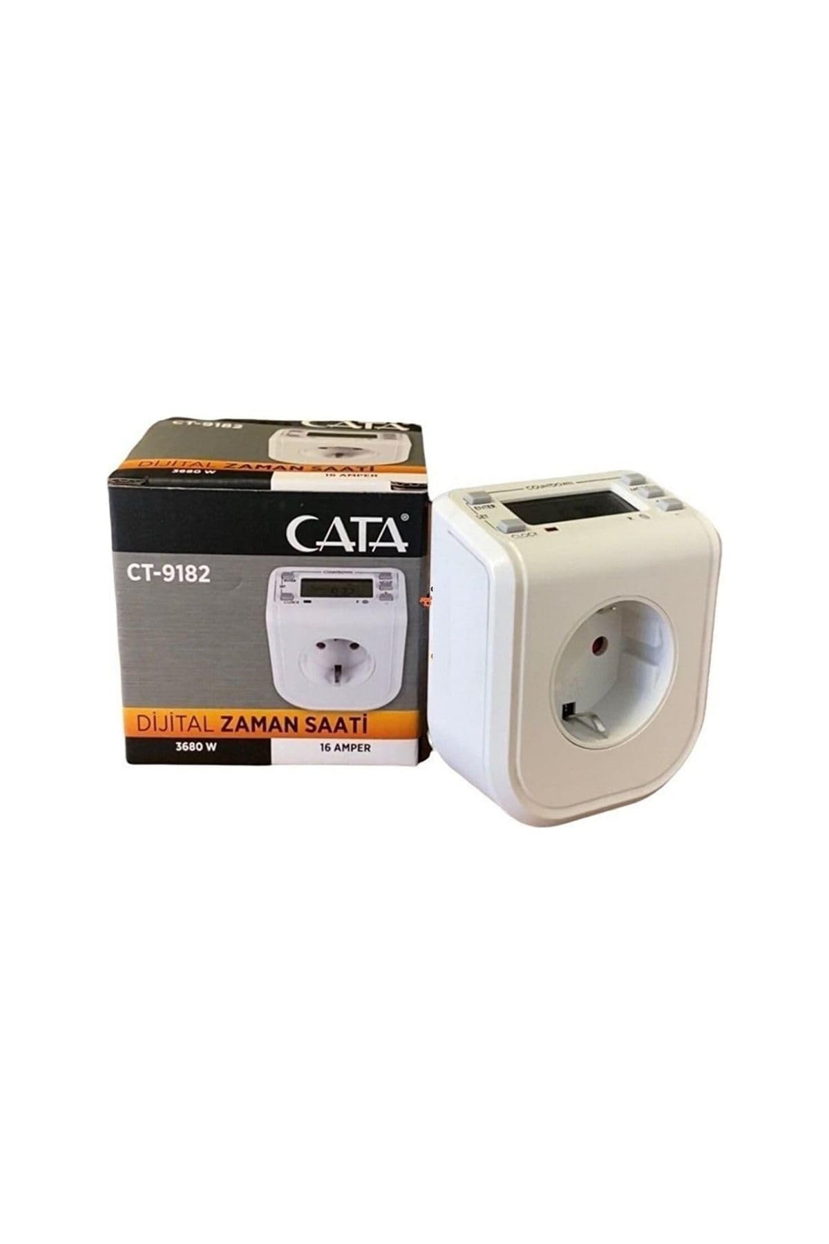 Cata CT-9182 Dijital Zaman Saati, 3680 W, Beyaz