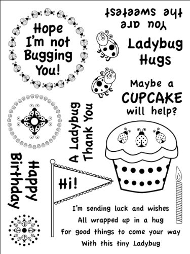 Spellbinders Matching Clear Stamps-Splendid Circles Bug Hugs
