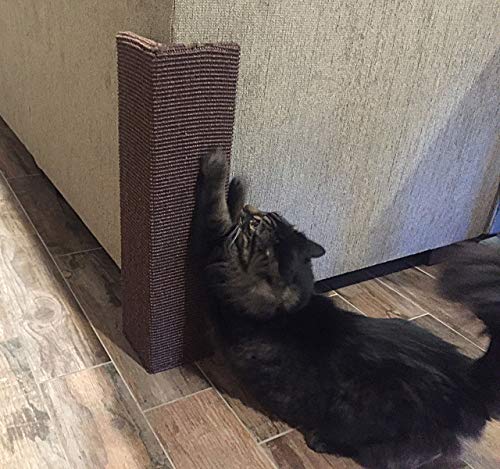 Sofa-Scratcher Squared' Cat Scratching Post & Couch-Corner/Furniture Protector (Moss)