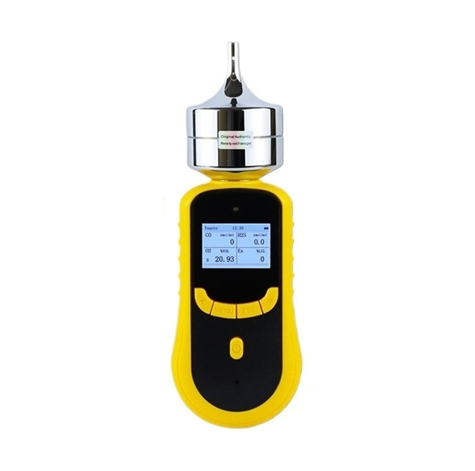 Détecteur de gaz CH4O électronique numérique avec écran LCD, Alarme sonore et Lumineuse, Dispositif d'alarme de gaz for Le Travail et la Maison. Intérieur/Extérieur