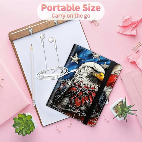 Image of Photo Album 4x6 120 Pockets Photos with Strong Elastic Band, Small Mini Albums Sheet Protector Folder for Photos, Album for Family Wedding Women Men Baby Vacation Gift, Flag Cool Eagle