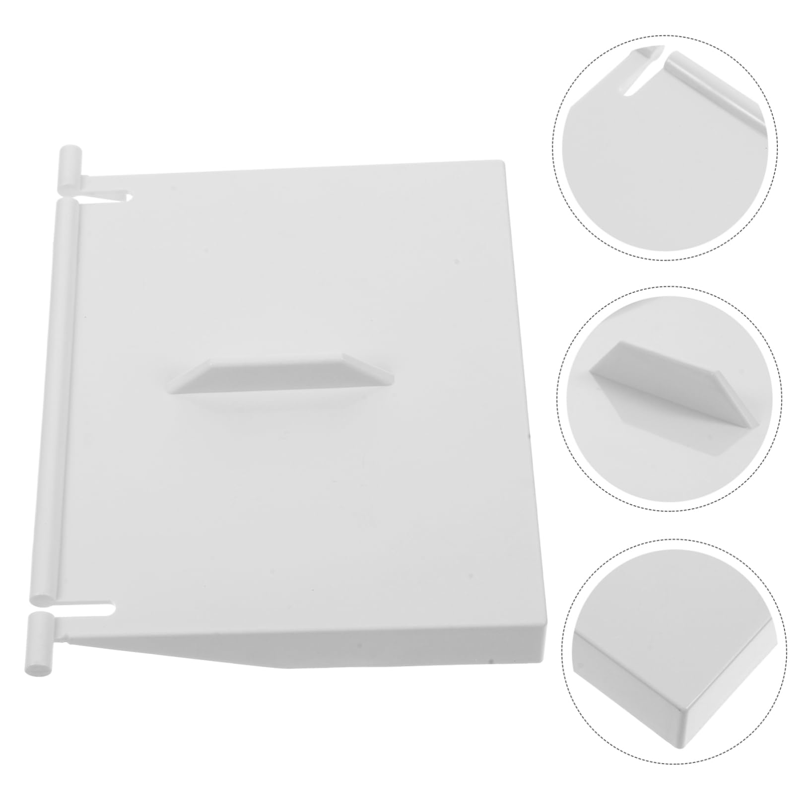 VICASKY Puerta Resistente para Skimmer de Piscina 8926 para Reemplazo, Aleta de Plástico Duradera Compatible Piscina, Trampilla para Skimmer de Fácil Instalación y Prevención de Retorno
