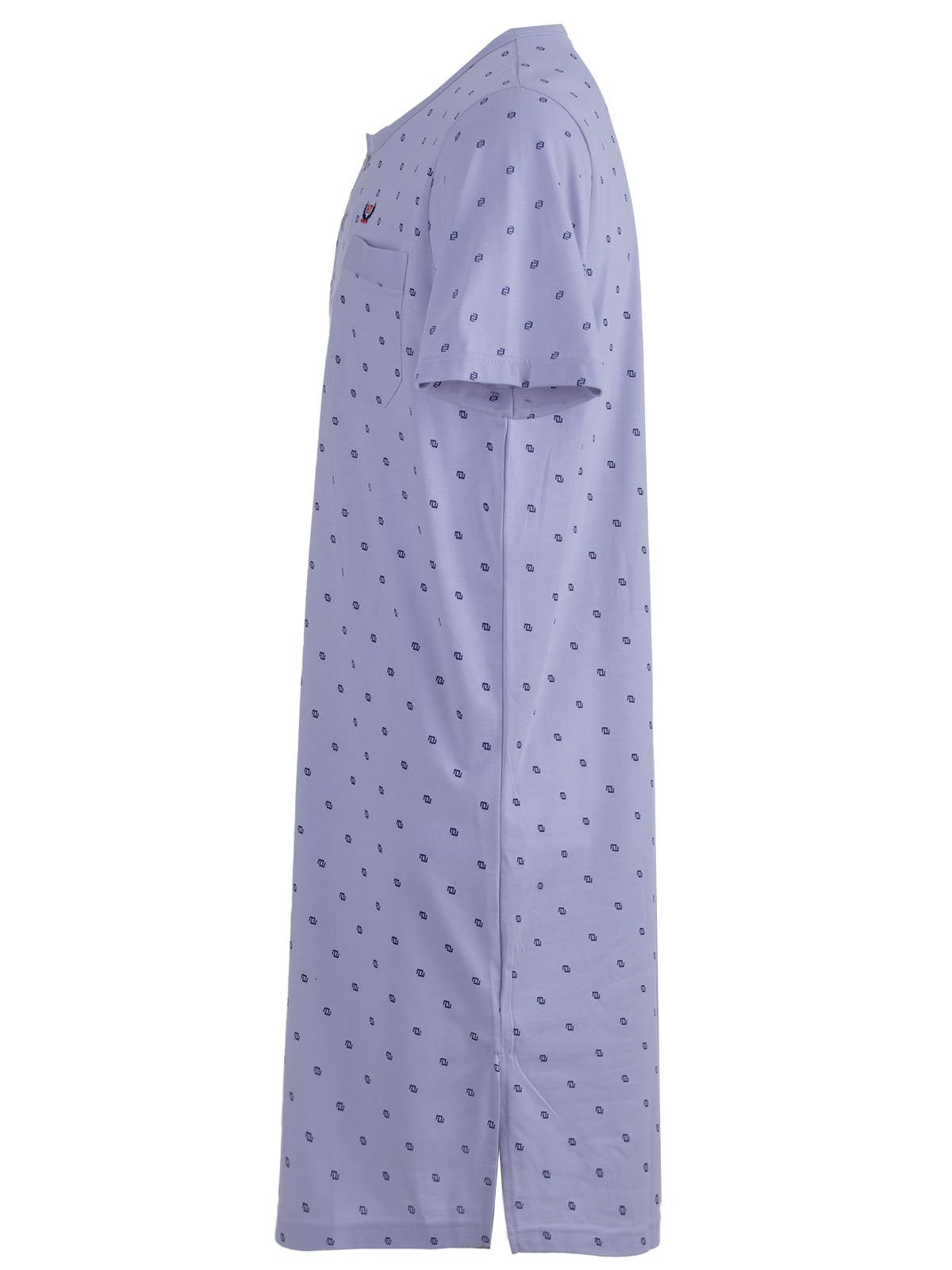 Chemise de nuit d'été à manches courtes pour homme Taille M-3XL