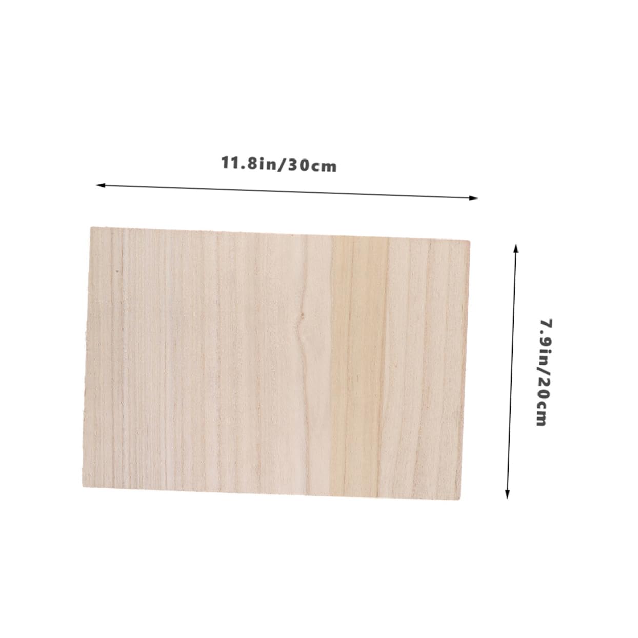 BRIGHTFUFU Wooden Taekwondo Karate Board Portable Breaking Board Texture for Daily Practice