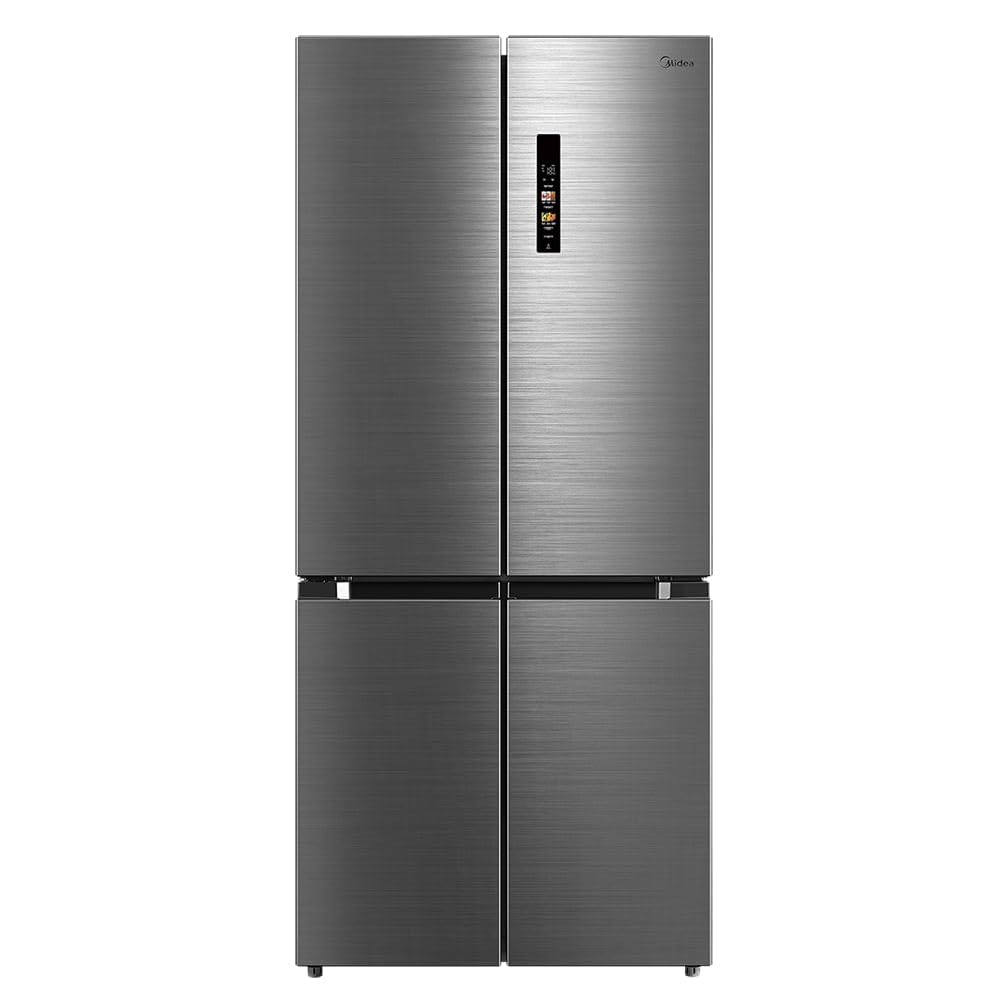Geladeira Frost Free 4P 474L Inverter Smart cor Inox Midea MD-RF691FGD463 - Bivolt