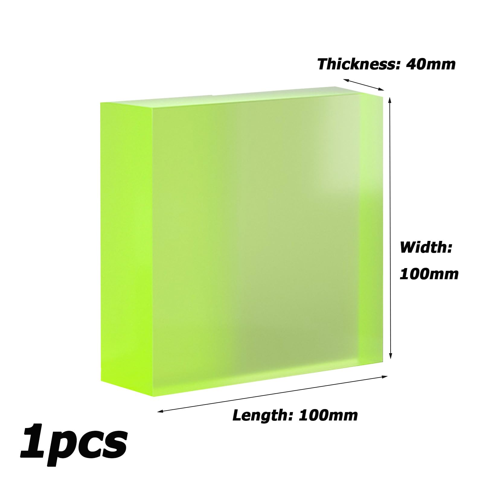 PU Polyurethan Blockplatte 100mm x 100mm, Industrielle Gummiplatte Für Stoßdämpfung Und Schwerlastpolsterung,100 * 100 * 40mm/1pcs