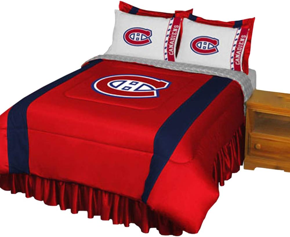 NHL Montreal Canadiens Comforter Set Queen Bedding