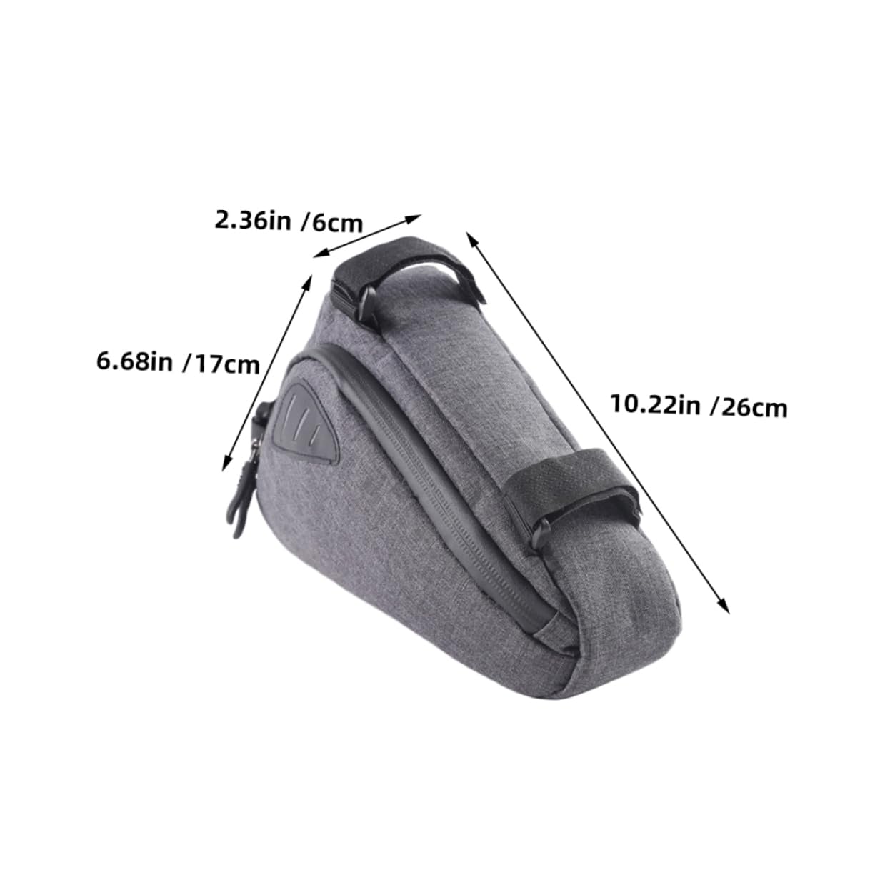 GOOHOCHY 2pcs Triangle Frame Bag Reflective Cycling Pouch for Mountain and Road Bikes Easy Mounting Outdoor Cycling Bag for Tools Snacks and Essentials