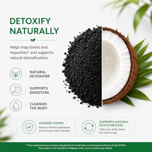 Image of Activated Charcoal Powder (400g) | Coconut Shell-Based, Teeth Whitening, Detox & Skin Care, Food-Grade, Vegan, Chemical-Free