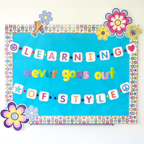 Image of Carson Dellosa Crafty and Cool 216-Piece Bulletin Board Decorations, 3.5 inch Colorful Letters, Numbers, and Symbols for Party, Back to School Decorations, and Classroom Decor