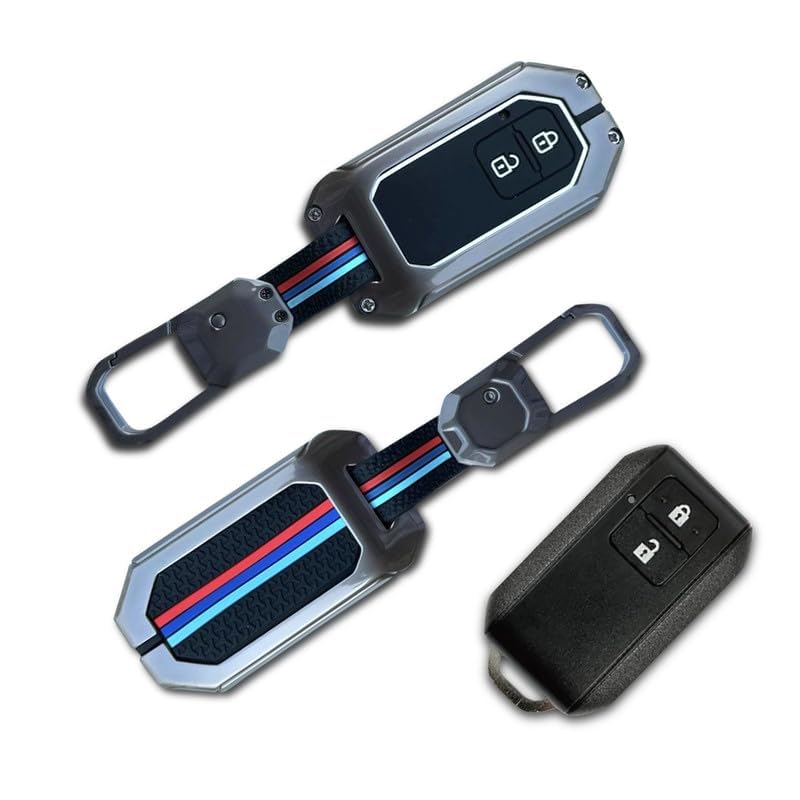Image of NEODRIFT 'KeyShield' Car Key Cover for Maruti Suzuki Baleno (Shape 2, 02 Buttons) (Durable, Stylish, and 360 Protection)