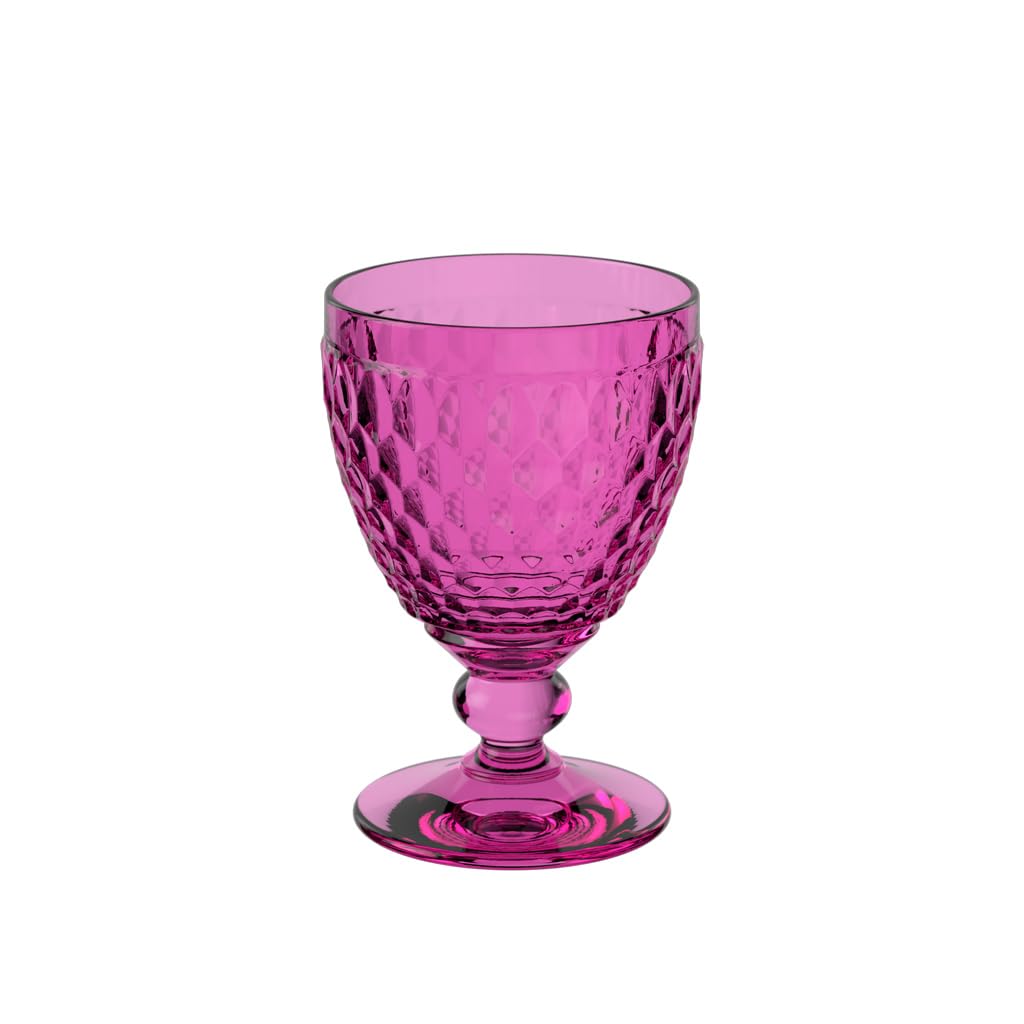 Villeroy & Boch - Boston Berry red Wine Glass, 200 ml, Crystal Glass for red Wine, Dishwasher-Safe, Pink